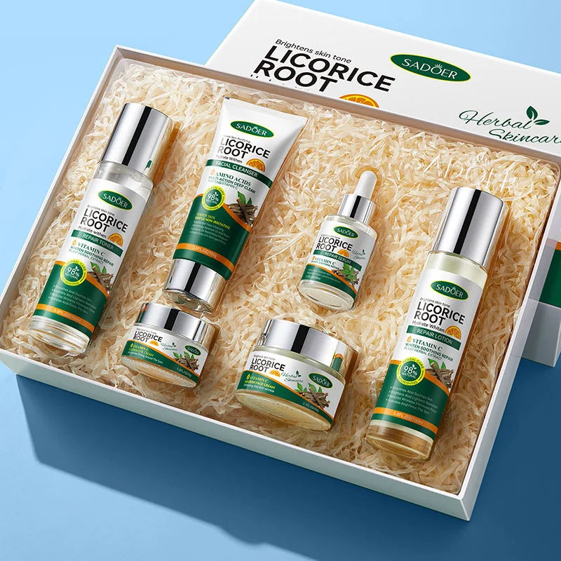 Sadoer - Licorice Root Signature  Whitening Skin Care Set (Original)