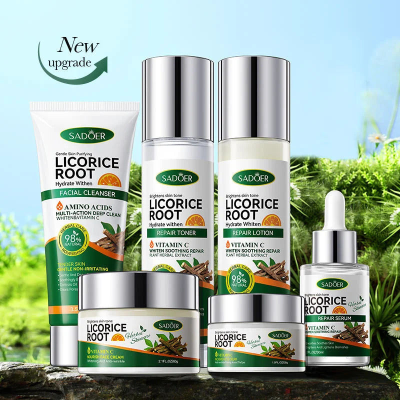Sadoer - Licorice Root Signature  Whitening Skin Care Set (Original)